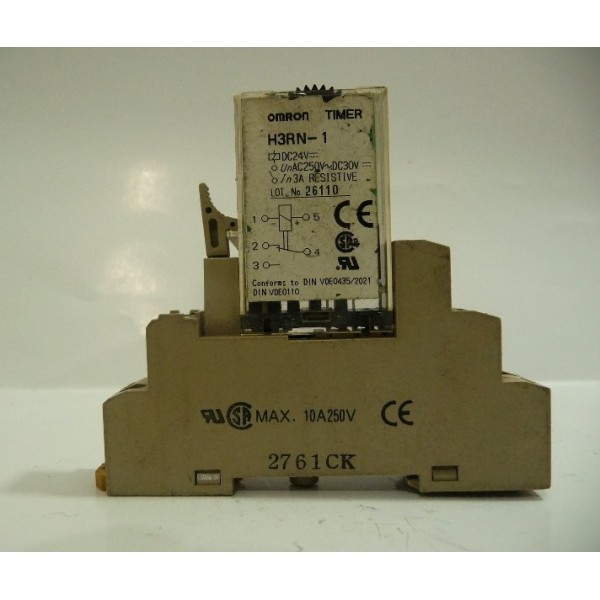 Electromechanical Timer Relay, H3RN-1 DC24, Omron (14 Days Warrenty on Entire Stock)